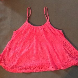 Hot pink tank top